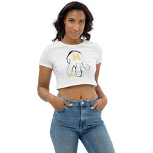 Load image into Gallery viewer, Macado Records Logo Organic Crop Top