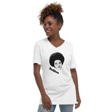 Load image into Gallery viewer, The Queen Jewelz Collection: Kathleen Unisex Short Sleeve V-Neck T-Shirt