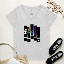 Load image into Gallery viewer, My Body Women’s recycled v-neck t-shirt