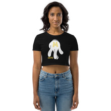 Load image into Gallery viewer, Macado Records Logo Organic Crop Top
