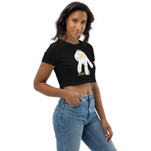 Load image into Gallery viewer, Macado Records Logo Organic Crop Top
