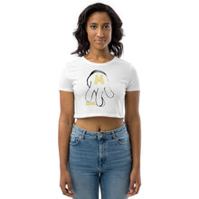 Load image into Gallery viewer, Macado Records Logo Organic Crop Top
