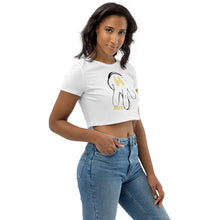 Load image into Gallery viewer, Macado Records Logo Organic Crop Top
