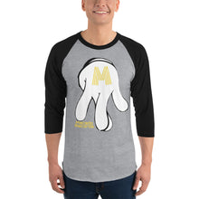 Load image into Gallery viewer, Macado Records Logo 3/4 sleeve raglan shirt
