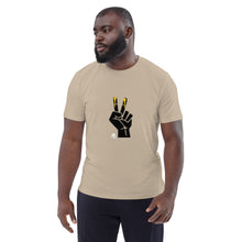 Load image into Gallery viewer, Power N Peace Unisex organic cotton t-shirt
