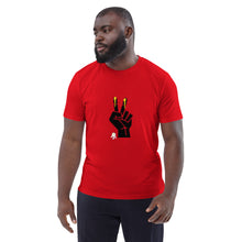 Load image into Gallery viewer, Power N Peace Unisex organic cotton t-shirt
