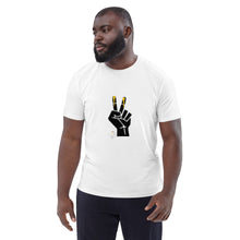 Load image into Gallery viewer, Power N Peace Unisex organic cotton t-shirt
