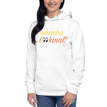 Load image into Gallery viewer, Whachalookinat? crispy Unisex Hoodie
